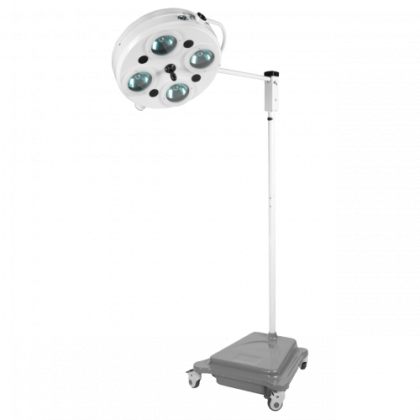 Светильник операционный ALFA 734 передвижной 4-рефлекторный Фото товара Светильник операционный ALFA 734 передвижной 4-рефлекторный