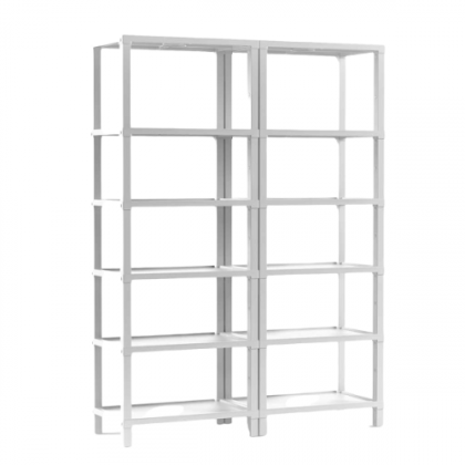 Стеллаж ССМ-03-ЕЛАТ пластик, 6 полок, 1670*1260*400 мм Фото товара Стеллаж ССМ-03-ЕЛАТ пластик, 6 полок, 1670*1260*400 мм