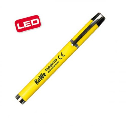 Фонарик медицинский Cliplight LED KaWe, желтый Фото товара Фонарик медицинский Cliplight LED KaWe, желтый