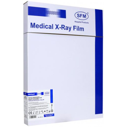 Пленка рентген. SFM X-Ray BF общ. назнач., синечувств., 30*40 мм, 5 шт. Фото товара Пленка рентген. SFM X-Ray BF общ. назнач., синечувств., 30*40 мм, 5 шт.