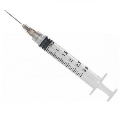 Шприц инъекционный MedAmi одн., 3 к., 3 мл, 23Gх1 1/4" игла 0,63*32 мм Фото товара Шприц инъекционный MedAmi одн., 3 к., 3 мл, 23Gх1 1/4" игла 0,63*32 мм