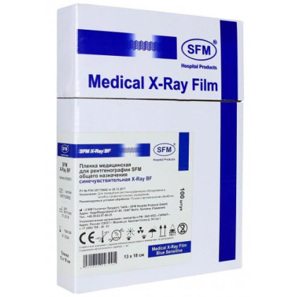 Пленка для рентген. X-Ray BF SFM общ. назнач. синечувств., 13 мм*18 мм Фото товара Пленка для рентген. X-Ray BF SFM общ. назнач. синечувств., 13 мм*18 мм