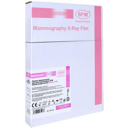 Фото товара Пленка для рентгенографии маммографическая Mammo MF SFM, 18*24 мм
