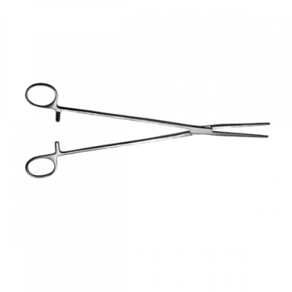 З-59-2 Зажим Sarot гинекологический, прямой, № 2, 285 мм Фото товара З-59-2 Зажим Sarot гинекологический, прямой, № 2, 285 мм