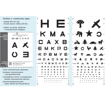 Альбом сводный № 1 (таблица Розенбаума) Фото товара Альбом сводный № 1 (таблица Розенбаума)