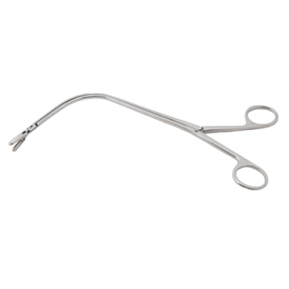 Щипцы гортанные полипные с раскрытием подвижной губки вправо Фото товара Щипцы гортанные полипные с раскрытием подвижной губки вправо