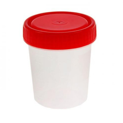 Фото товара Контейнер полимерный для биопроб, одноразовый, стерильный V=60,120 мл