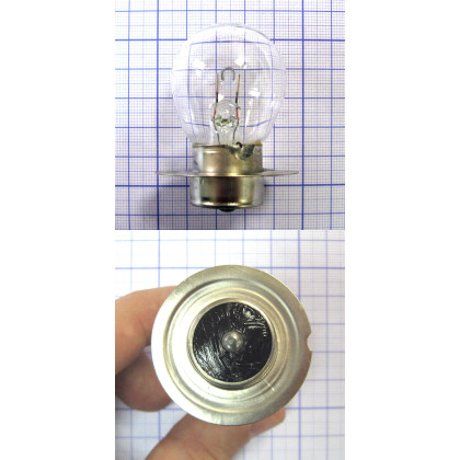 Лампа накаливания автомобильная А 12-50 P42s/11 Фото товара Лампа накаливания автомобильная А 12-50 P42s/11