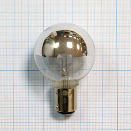 Фото товара Лампа накаливания Top Mirror 24V 25W B15d (РНЗ 24V 25W B15d для светильника Альфа)