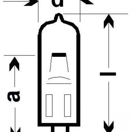Лампа галогенная (галогеновая) Philips 6550 150W 15V G6.35 Фото товара Лампа галогенная (галогеновая) Philips 6550 150W 15V G6.35