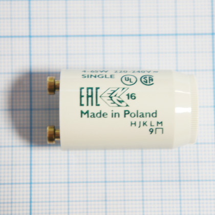 Фото товара Стартер Philips S10 для люминесцентных ламп