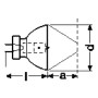 Лампа галогенная (галогеновая) Osram 64255 8V 20W GZX4 Фото товара Лампа галогенная (галогеновая) Osram 64255 8V 20W GZX4