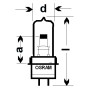 Лампа галогенная (галогеновая) Osram 64260 12V 30W PG22 Фото товара Лампа галогенная (галогеновая) Osram 64260 12V 30W PG22