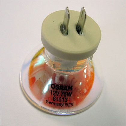 Лампа галогенная (галогеновая) Osram 64613 12V 75W G5,3-4,8 Фото товара Лампа галогенная (галогеновая) Osram 64613 12V 75W G5,3-4,8