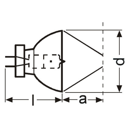 Лампа галогенная (галогеновая) Osram 64613 12V 75W G5,3-4,8 Фото товара Лампа галогенная (галогеновая) Osram 64613 12V 75W G5,3-4,8