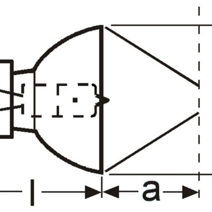 Лампа галогенная (галогеновая) Osram 64613 12V 75W G5,3-4,8 Фото товара Лампа галогенная (галогеновая) Osram 64613 12V 75W G5,3-4,8