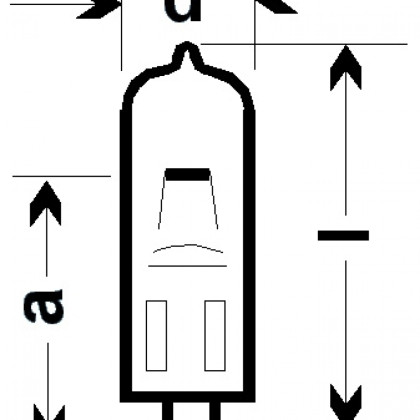 Лампа галогенная (галогеновая) Osram HLX 64638 24V 100W G6,35 Фото товара Лампа галогенная (галогеновая) Osram HLX 64638 24V 100W G6,35