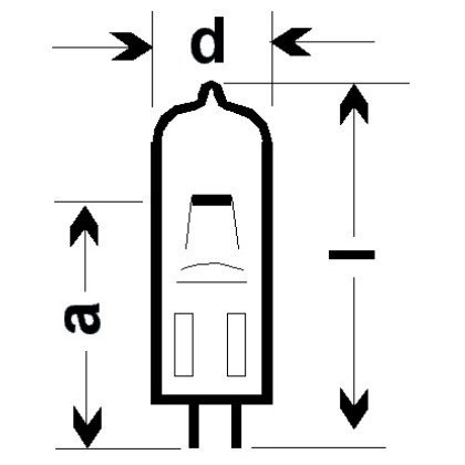 Лампа галогенная (галогеновая) Osram HLX 64638 24V 100W G6,35 Фото товара Лампа галогенная (галогеновая) Osram HLX 64638 24V 100W G6,35