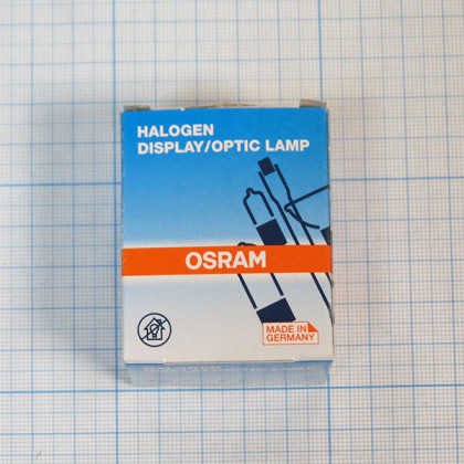 Лампа галогенная (галогеновая) Osram HLX 64634 15V 150W GZ6,35 Фото товара Лампа галогенная (галогеновая) Osram HLX 64634 15V 150W GZ6,35