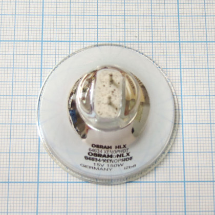 Лампа галогенная (галогеновая) Osram HLX 64634 15V 150W GZ6,35 Фото товара Лампа галогенная (галогеновая) Osram HLX 64634 15V 150W GZ6,35