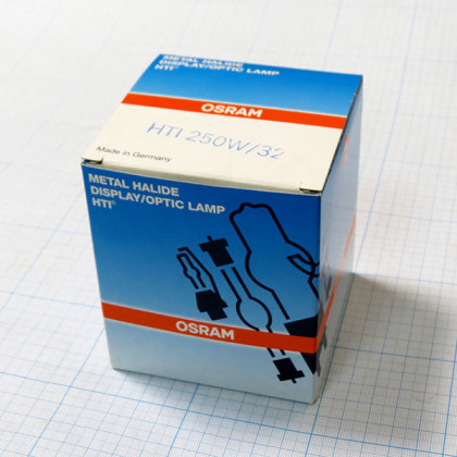 Лампа металлогалогенная Osram HTI 250W/32 Фото товара Лампа металлогалогенная Osram HTI 250W/32