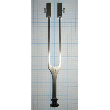 Камертон стальной с грузиками C128/C64 KaWe Фото товара Камертон стальной с грузиками C128/C64 KaWe