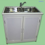 Тумба стоматологическая с двойной мойкой Фото товара Тумба стоматологическая с двойной мойкой
