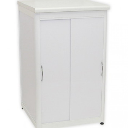 Тумба стоматологическая со стеклянными полками Фото товара Тумба стоматологическая со стеклянными полками