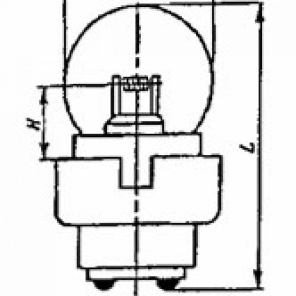 Лампа ОП 6-3-В5 Фото товара Лампа ОП 6-3-В5