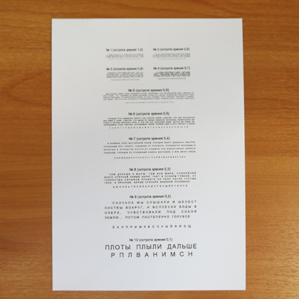 Фото товара Таблицы для определения остроты зрения, комплект 5 штук