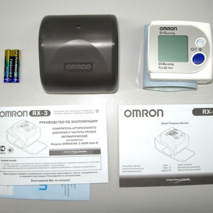 Тонометр Omron RX3 Фото товара Тонометр Omron RX3