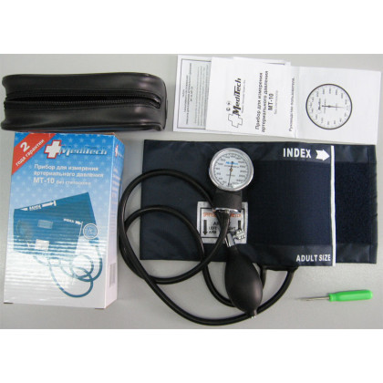 Тонометр механический MT-10 без фонендоскопа Фото товара Тонометр механический MT-10 без фонендоскопа
