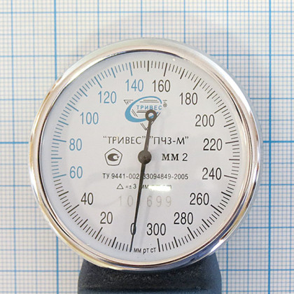 Манометр ММ2 "ТРИВЕС-ПЧЗ-М" для механического тонометра Фото товара Манометр ММ2 "ТРИВЕС-ПЧЗ-М" для механического тонометра