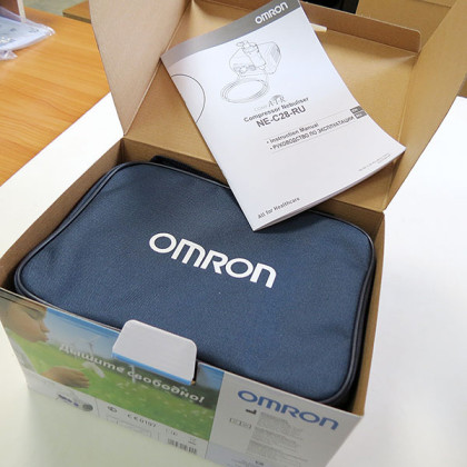 Ингалятор небулайзер Omron Compair NE-C28-E компрессорный Фото товара Ингалятор небулайзер Omron Compair NE-C28-E компрессорный