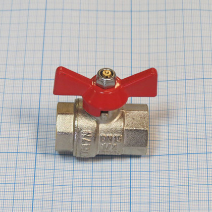 Фото товара Кран шаровый VT214 1/2&amp;Prime; (ЦТ 129М.03.930)