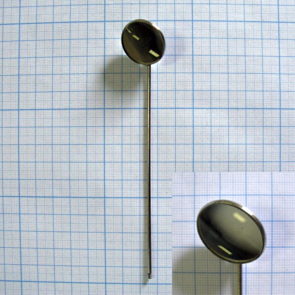 Зеркало гортанное без ручки J-34-1020 Фото товара Зеркало гортанное без ручки J-34-1020