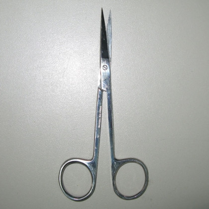 Ножницы прямые тупоконечные армированные твёрдым сплавом  170 мм 13-106ТС Фото товара Ножницы прямые тупоконечные армированные твёрдым сплавом  170 мм 13-106ТС