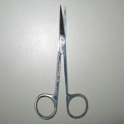 Ножницы прямые тупоконечные армированные твёрдым сплавом  170 мм 13-106ТС Фото товара Ножницы прямые тупоконечные армированные твёрдым сплавом  170 мм 13-106ТС