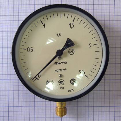 Фото товара Манометр МП4-УУ2 (0-2,5)