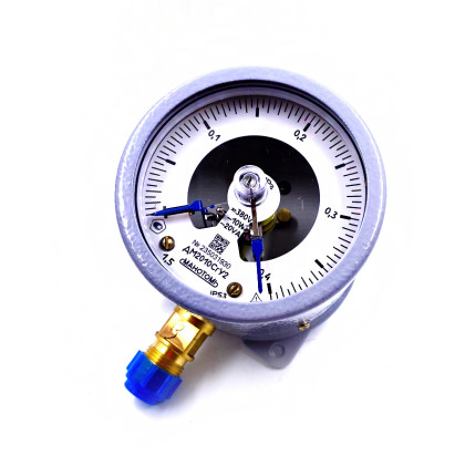 Фото товара Манометр ДМ-2010 СгУ2 (0-0,4МПа) с фланцем исп. 5