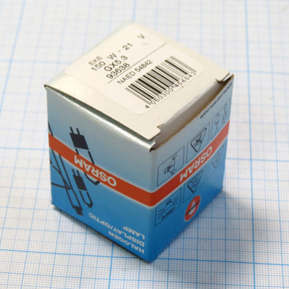 Лампа галогенная Osram 93638 21V 150W Фото товара Лампа галогенная Osram 93638 21V 150W