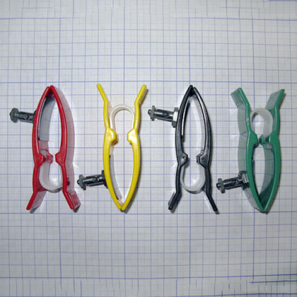 Фото товара Электрод конечностный педиатрический с винтом и зажимом, КНР (прищепка) 