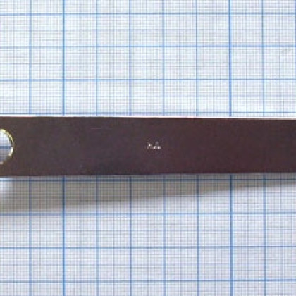 Шпатель для языка двухсторонний с круглыми отверстиями ОР-7-301 Фото товара Шпатель для языка двухсторонний с круглыми отверстиями ОР-7-301