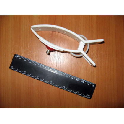 Фото товара Электрод конечностный педиатрический с винтом и зажимом  (прищепки белые - 4 шт.упаковка) РФ