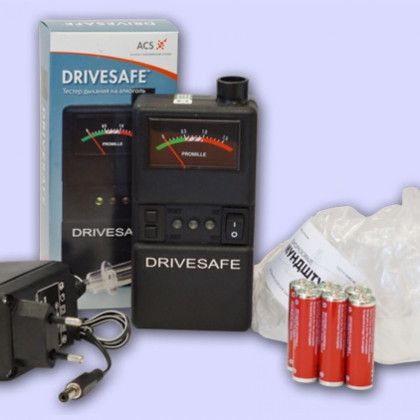 Алкотестер Drivesafe Фото товара Алкотестер Drivesafe