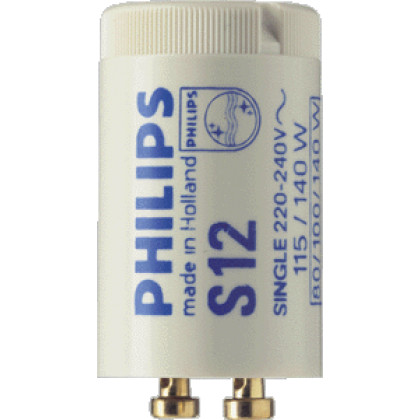 Фото товара Стартер Philips S12 80-140W 220-240V UNP/20X25BOX