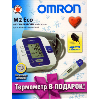 Тонометр Omron M2 ECO с адаптером Фото товара Тонометр Omron M2 ECO с адаптером