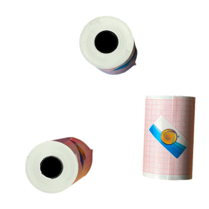 Фото товара Бумага диаграммная 80х30х12 НАРУЖНАЯ р/н 4030/1 для 3-х кан. Юкард, ЭКГ Мединова, Heart Scren