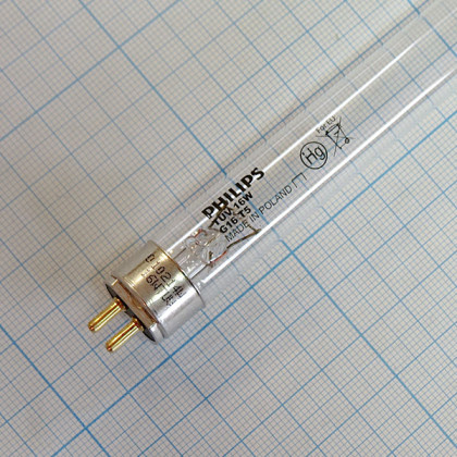 Лампа бактерицидная Philips TUV 16W G5 Фото товара Лампа бактерицидная Philips TUV 16W G5