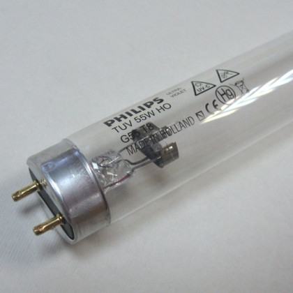 Лампа бактерицидная Philips TUV 55W HO SLV Фото товара Лампа бактерицидная Philips TUV 55W HO SLV